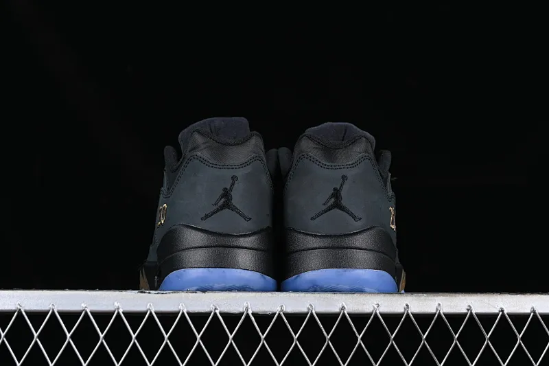 All categories Air Jordan Jordan series basketball shoes Air Jordan 5 Air Jordan 5 Low "Wings" AJ5 Joe 5 black gold cloth low-top basketball shoes DJ1094-001